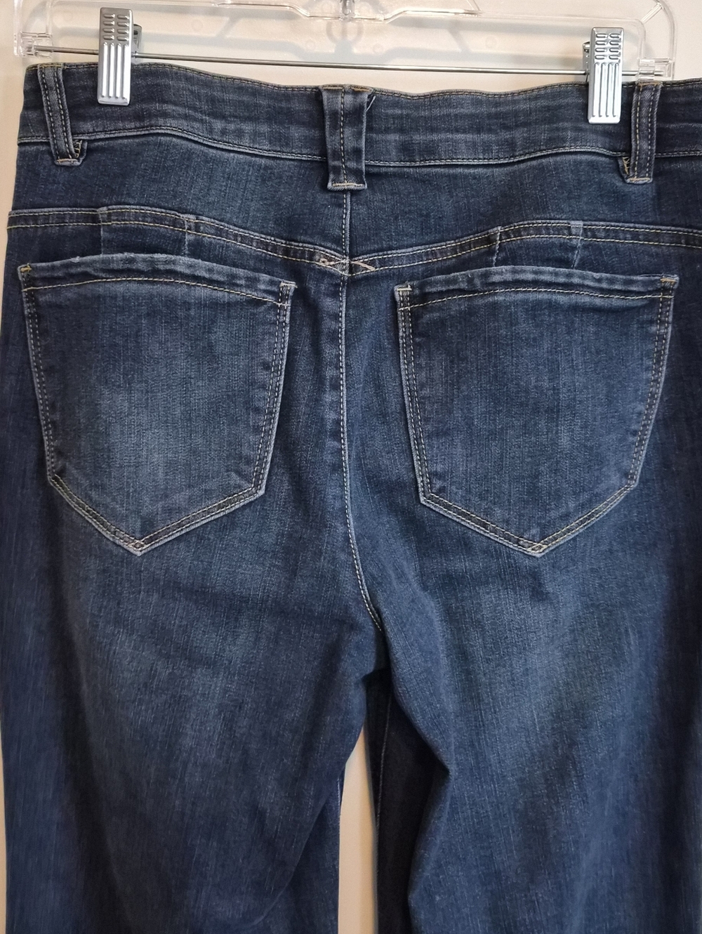 NWOT Democracy Dark Blue Flare Jeans Women's Size 4 - Picture 6 of 8